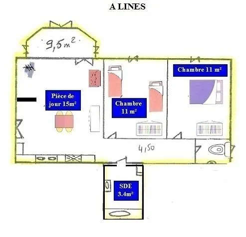 Prázdninový dům A Lines Montsoué